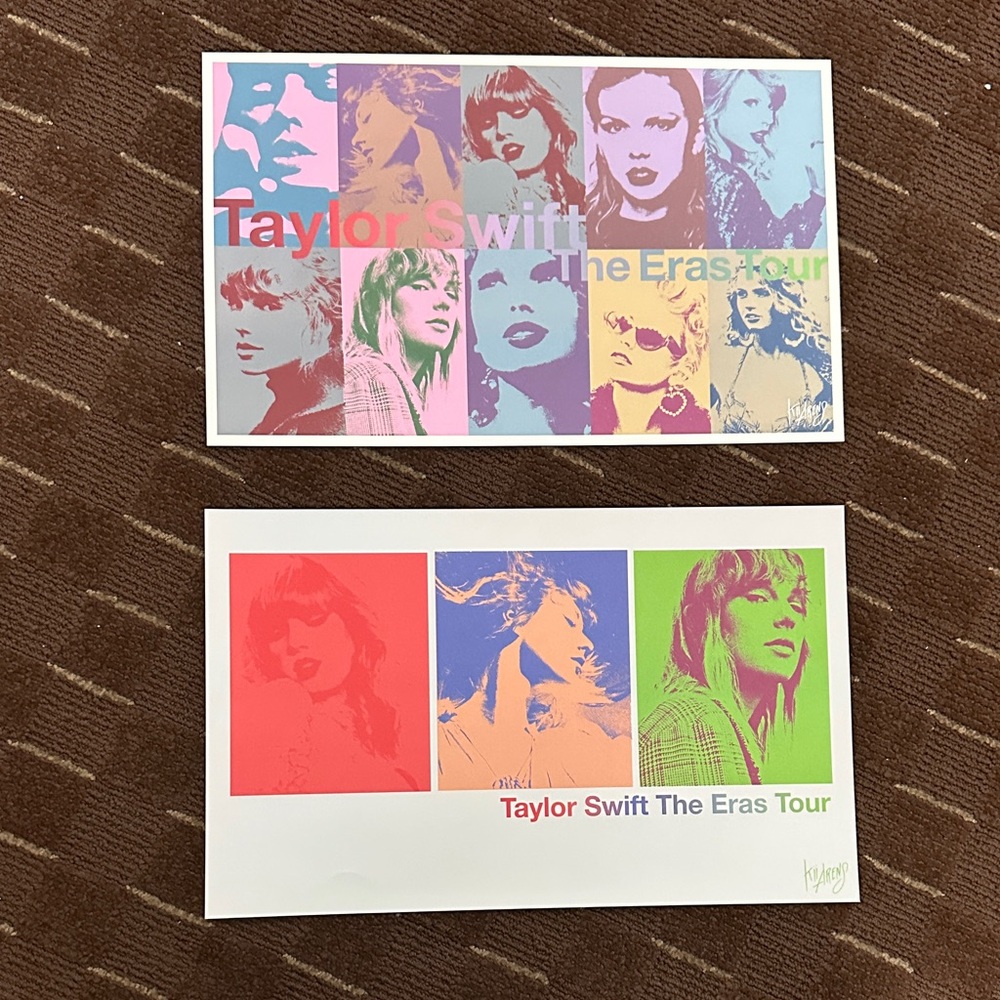 Taylor Swift The Eras Tour Poster Set - Multicolor